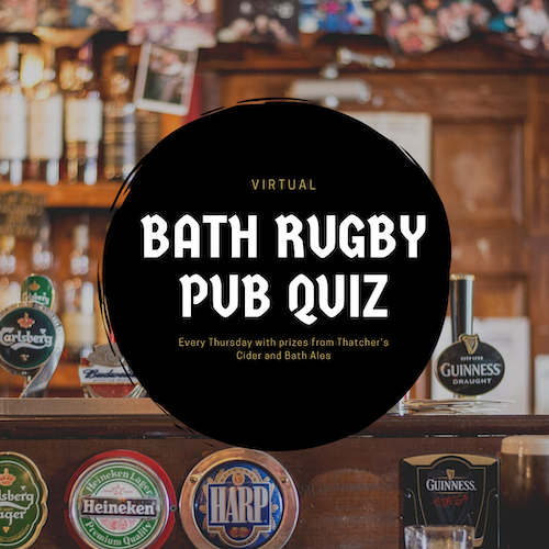 Pub quiz with Bath rugby