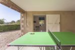 Tennis table outside the games room