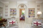 Double doors from drawing room to dining room