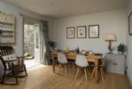 Dining area with french doors to the garden
